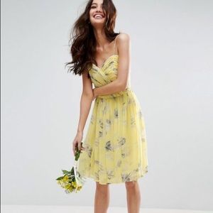 NW/OT ASOS yellow dress